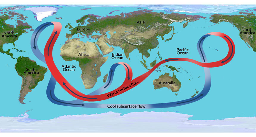 atlantic ocean currents map