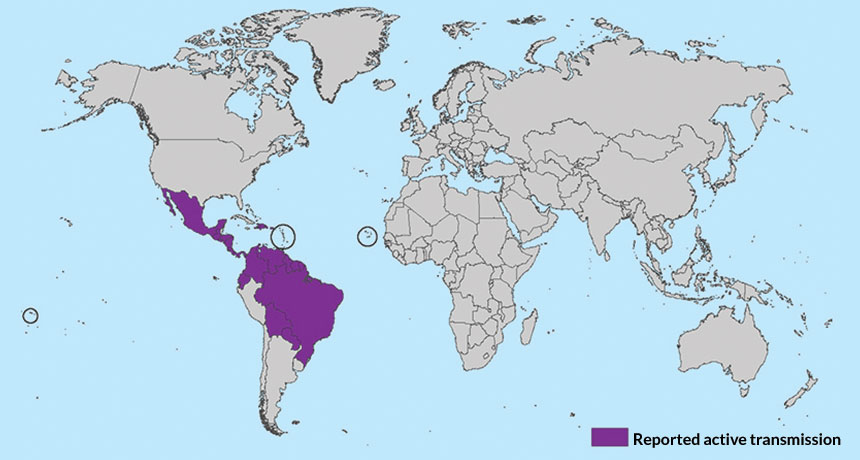 Zika map