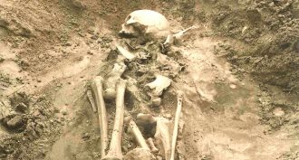 bronze age skeleton