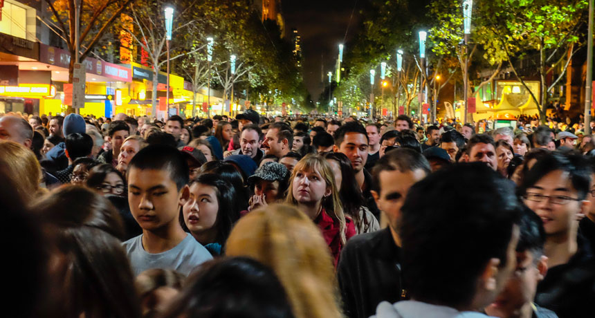 faces crowd