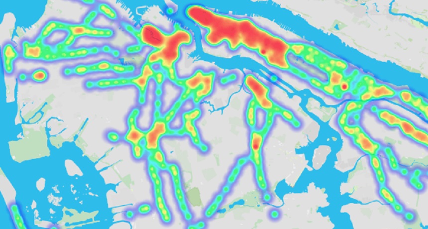 This is no normal subway map. It shows the types of microscopic organisms found at each New York City station.