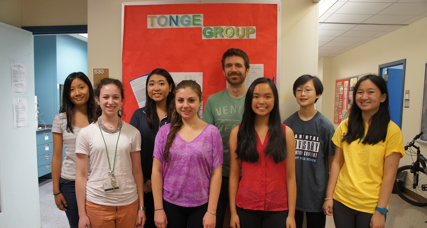 Tonge lab high school students 2014