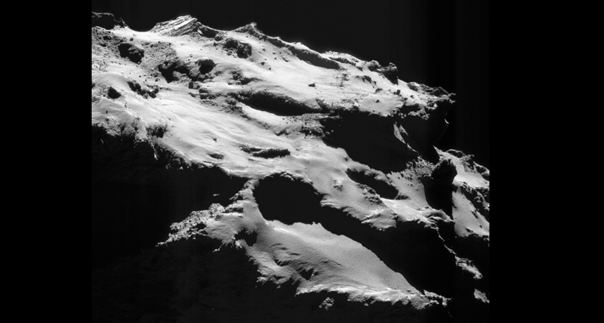 Rosetta comet