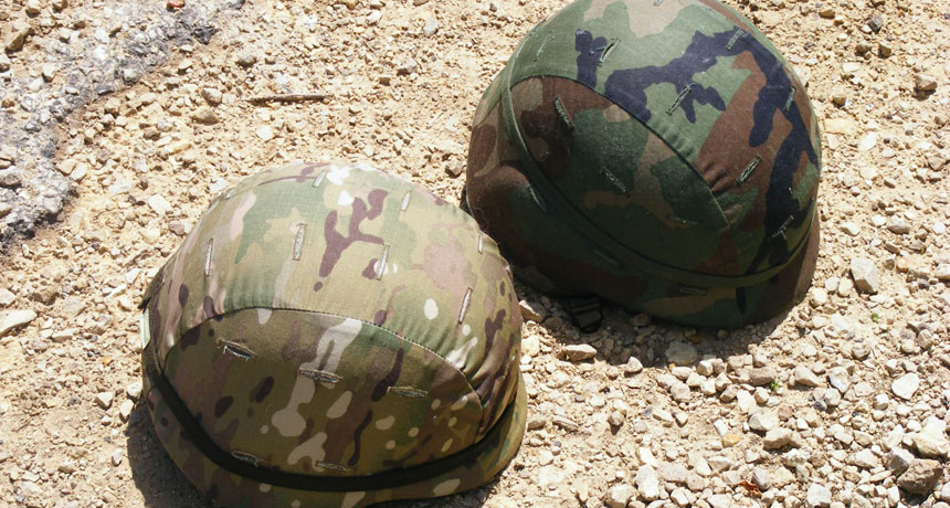 Kevlar helmets