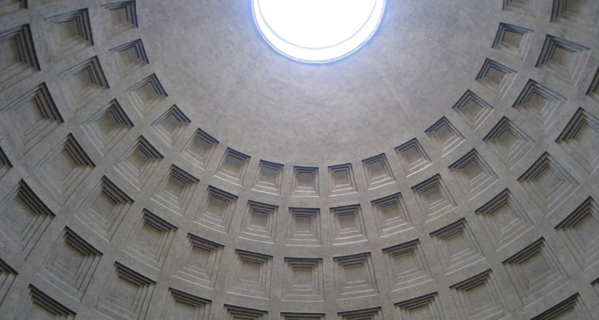 Figuring out how to carefully cure concrete — like that used in this ancient dome — can keep it from cracking. That was one of the projects tackled by some tech-savvy middle-school students from around the globe.
