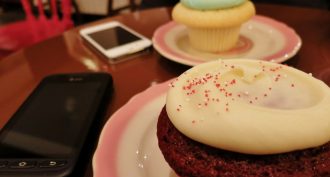 cupcakes and smartphones
