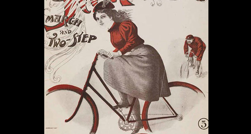 Most people don’t think a lot about the time before the bicycle. But this new vehicle helped more women get out and about than ever before.