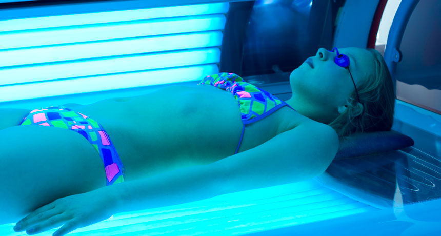 tanning bed