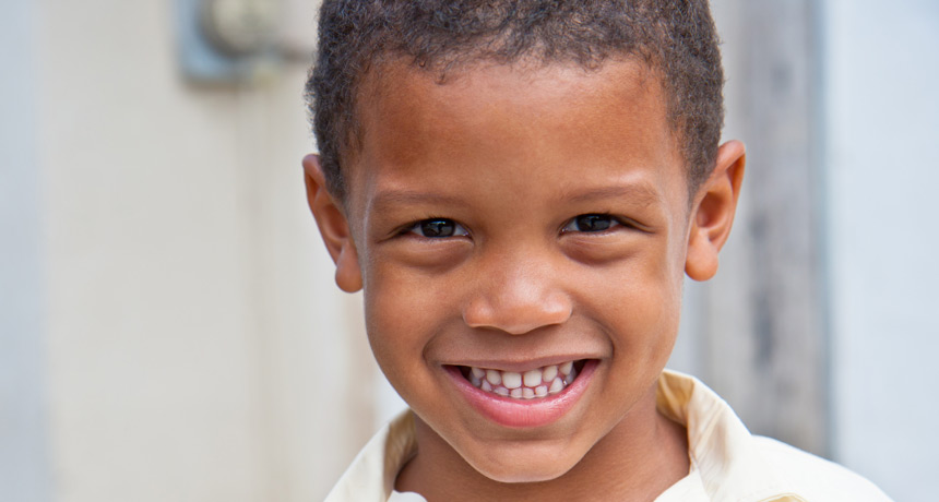 toothy smile