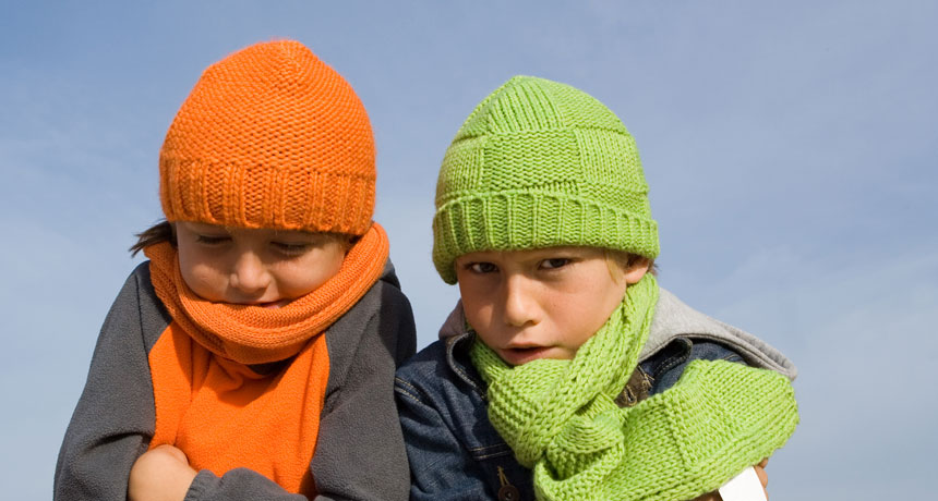 shivering kids