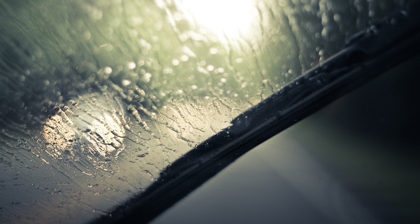 Windshield wipers often can’t keep up with the rain. High-intensity air sprays might one day take their place, according to research by two teens.
