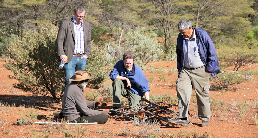 Researchers in Africa