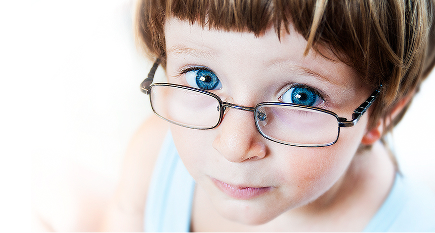 kid with glasses