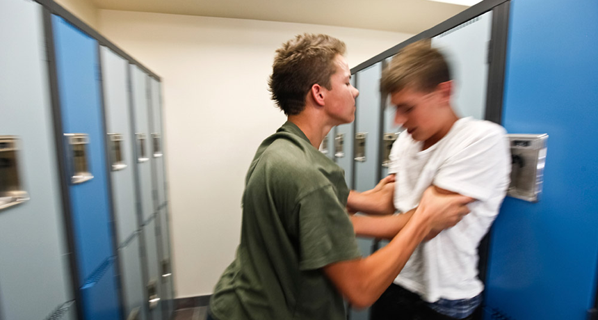 teens fighting