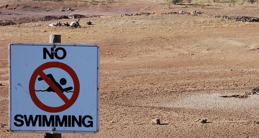 Unusually hot weather, such as the drought that dried up this swimming hole in Australia, is on the rise. So are storms that dump heavy amounts of precipitation. Our role in changing Earth’s climate is largely to blame for these weather extremes.