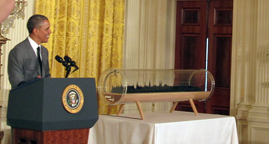 President Obama at White House Maker Faire