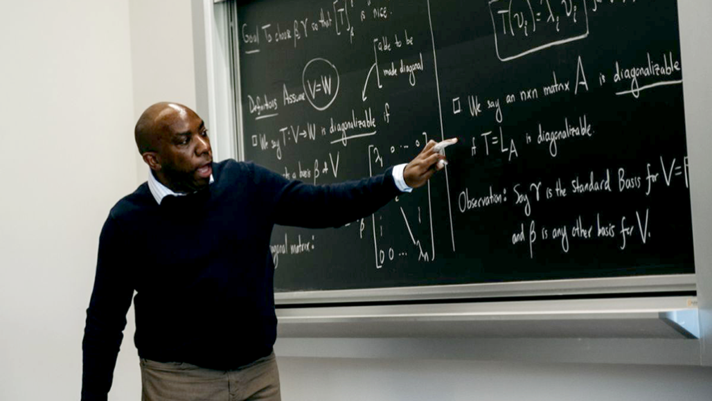 a photo of Edray Goins teaching