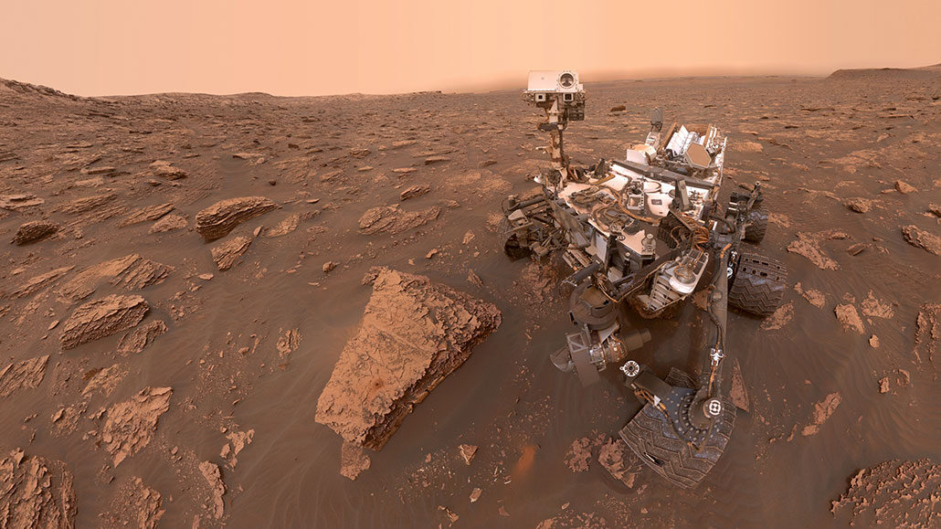a selfie of the Mars Curiosity rover
