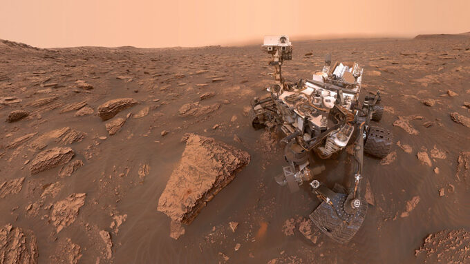 a selfie of the Mars Curiosity rover