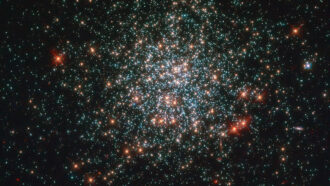 a photo of star cluster NGC 2203