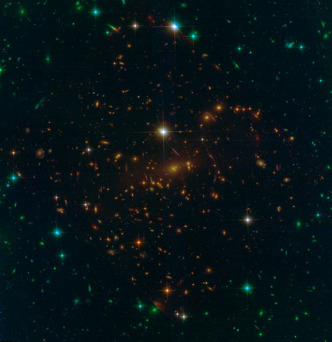 Hubble image of the galaxy cluster SMACS 0723