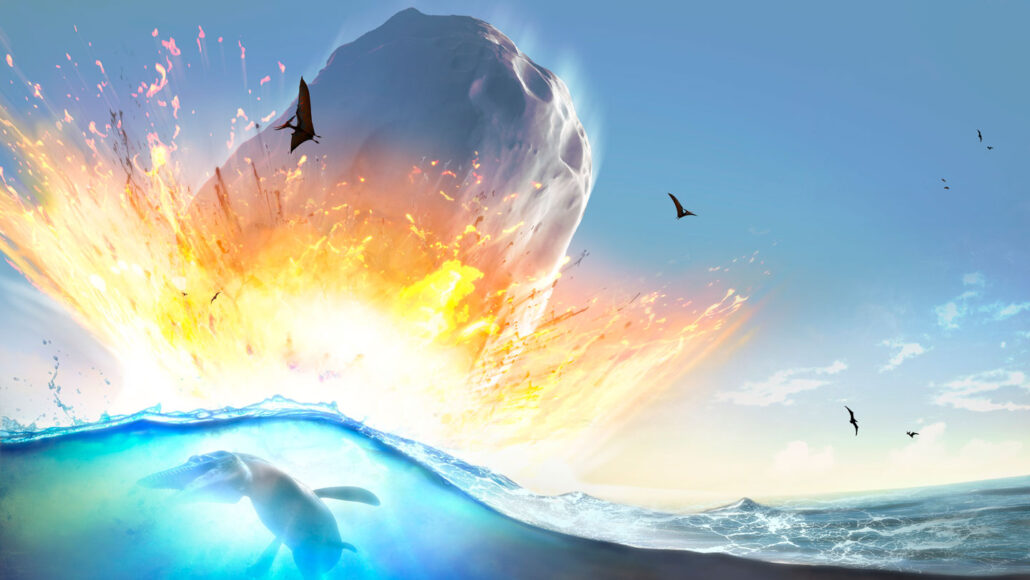 Not one, but two asteroids might have ended the age of dinosaurs 