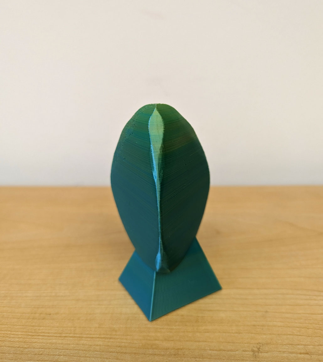 a 3D printed representation of 4D shape