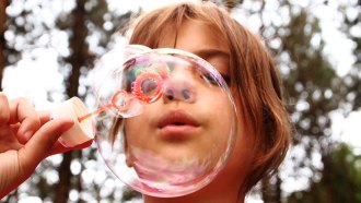 bubble girl