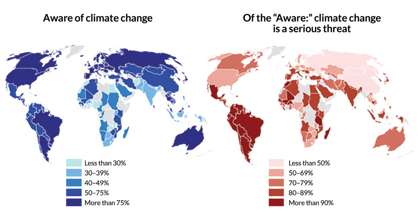 climate change map