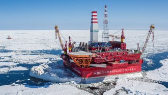 ice oil rig