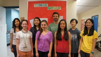 Tonge lab high school students 2014