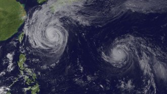 The current El Niño might strengthen typhoons in the Pacific.