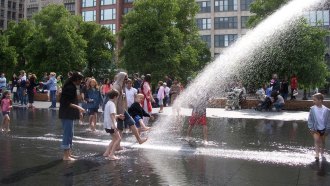 Kids in Chicago celebrate the start of summer. Depending on whether they were exposed to lead early in life, some may carry a lasting legacy that can impact how well they learn and perform in school.