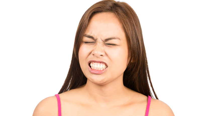teeth gritting