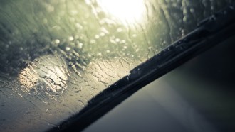 Windshield wipers often can’t keep up with the rain. High-intensity air sprays might one day take their place, according to research by two teens.