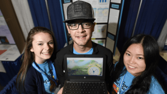 Abigail Lifferth, Carter Draney, and Tiffany Liu