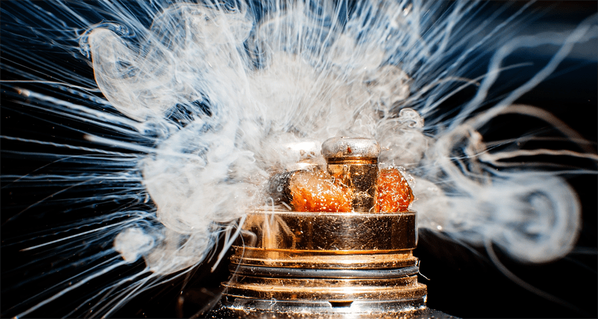 exploding atomizer