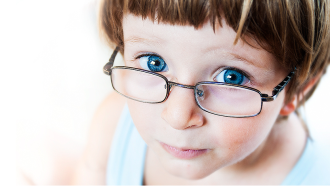 kid with glasses