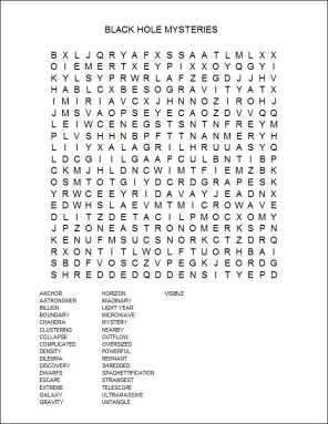 BLACK HOLE MYSTERIES