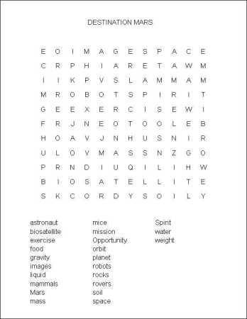 Destination Mars