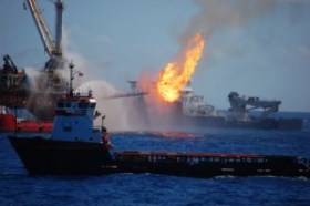 Last April, the BP drilling platform Deepwater Horizon exploded, killing 11 people and starting a massive underwater oil spill.