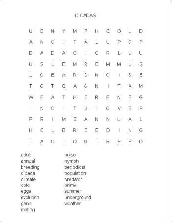 Prime Time for Cicadas