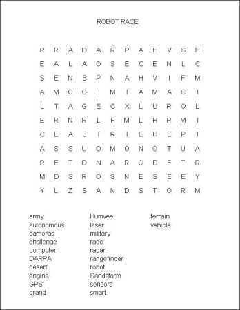 Robots on a Rocky Road