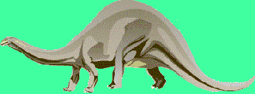 Sauropods, like the apatosaurus shown here, could grow by as many as 6 pounds per day.