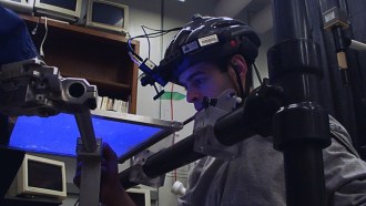 experimental setup to test memory and mistakes