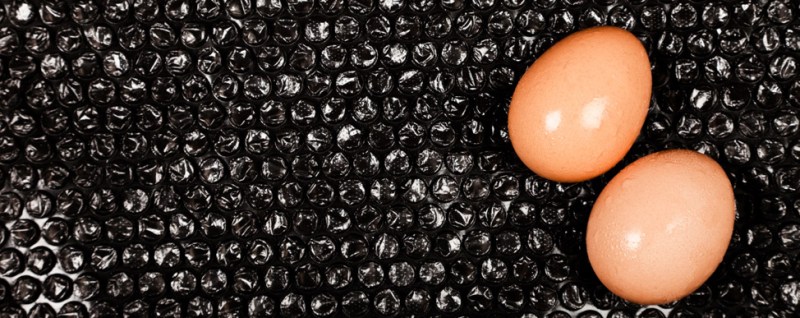 Teams of young researchers brainstormed ways to protect a raw egg — sometimes using bubble wrap — so that it could be dropped from various heights without breaking at a major competition in Washington, D.C., last fall. Students from around the country came together to work on engineering challenges. Credit: iStockphoto