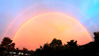 red rainbow