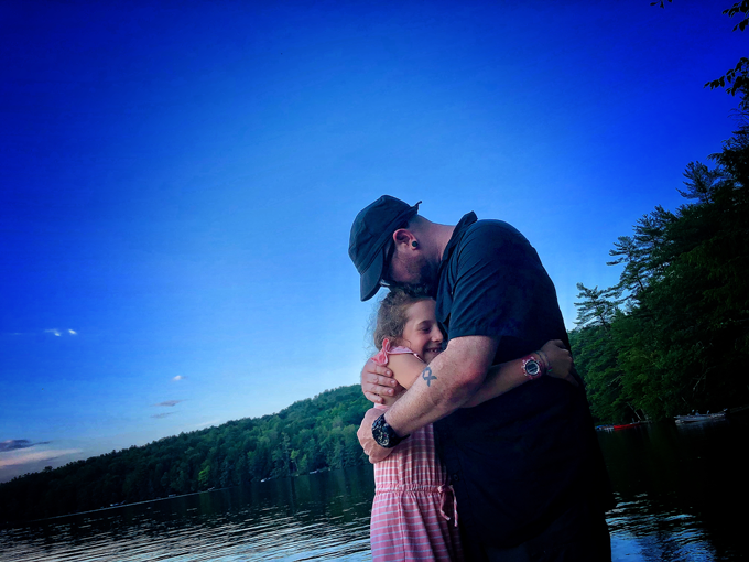 Kevin Burgio and daughter