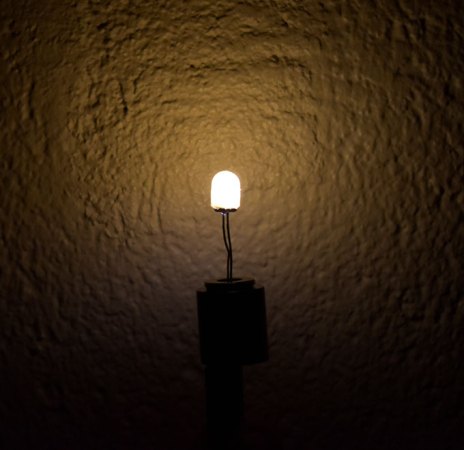 a warm white led