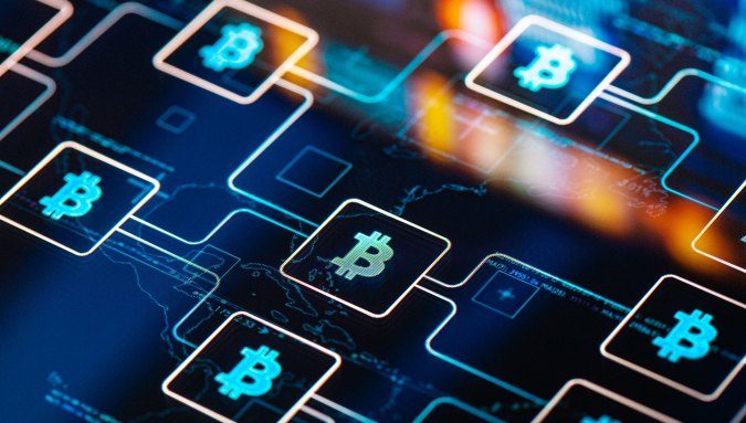 an illustration of the idea of bitcoin transactions